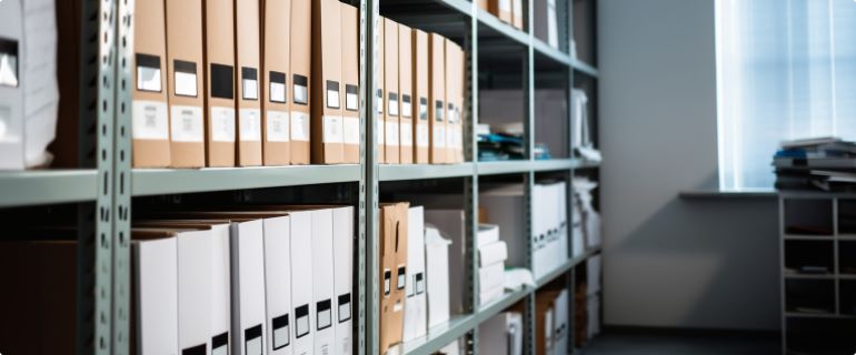 有序存放的檔案